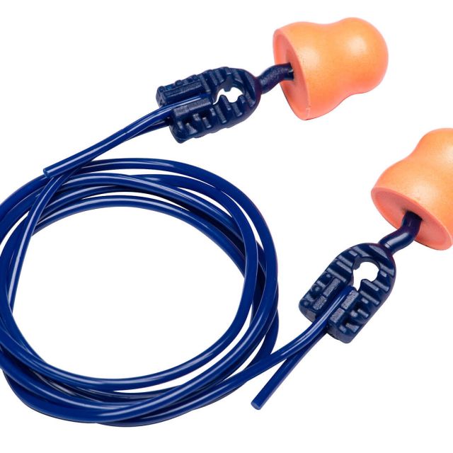Portwest Easy Fit PU Ear Plugs Corded 200 Pairs