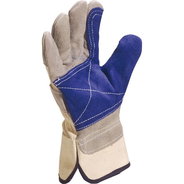 Delta Plus Cowhide Split Leather Gloves