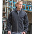 Model wearing Result Work-Guard Mens Treble Stitch Softshell