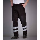 Model wearing Yoko Reflective PolyCotton Ballistic Trousers