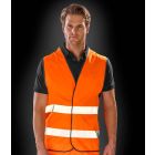 Model wearing Result Safe-Guard Hi Vis Motorist Safety Vest