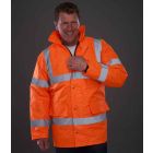 Model wearing Yoko Hi Vis Road Safety Jacket