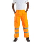 Model wearing Uneek Hi Vis Trouser