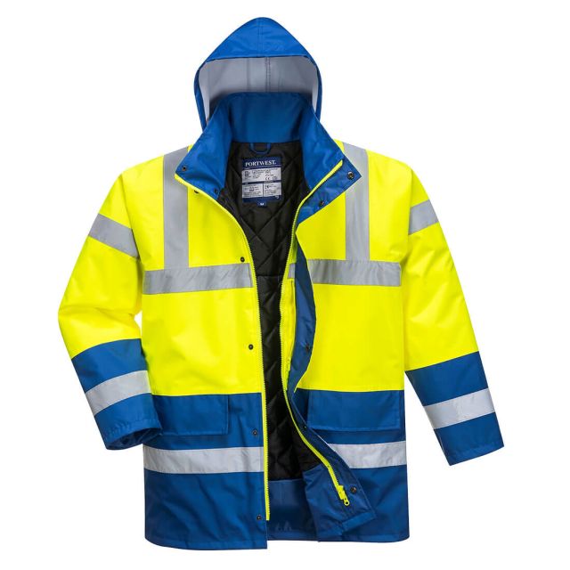 Hi Vis Contrast Winter Traffic Jacket