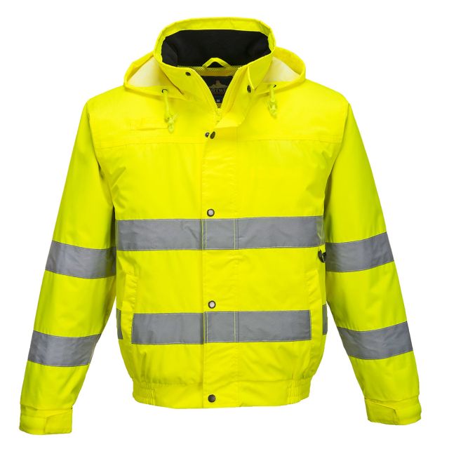 Portwest Hi Vis Rain Bomber Jacket