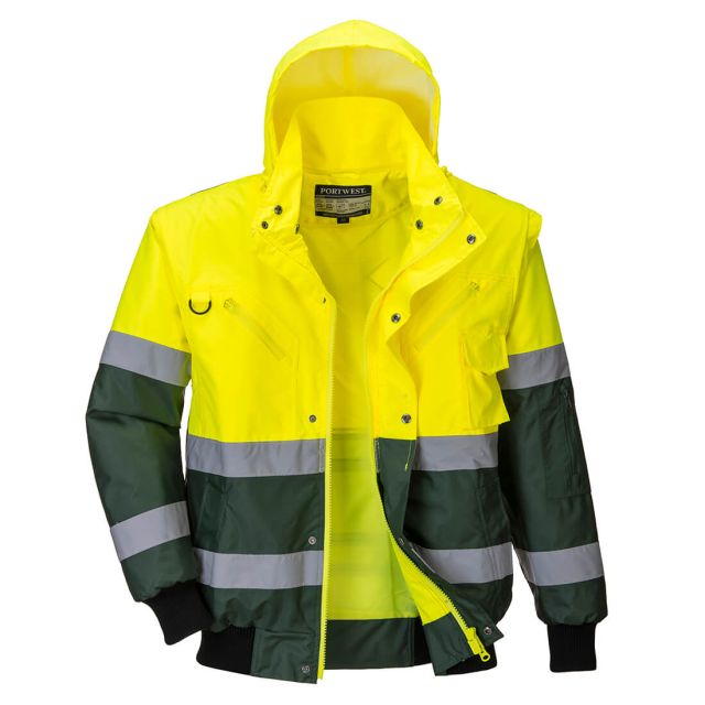 Portwest 3-in-1 Hi Vis X-Back Bomber