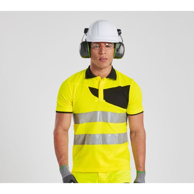 PW2 Hi Vis Short Sleeve Polo Shirt