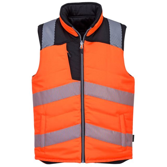 PW3 Hi Vis Reversible Bodywarmer