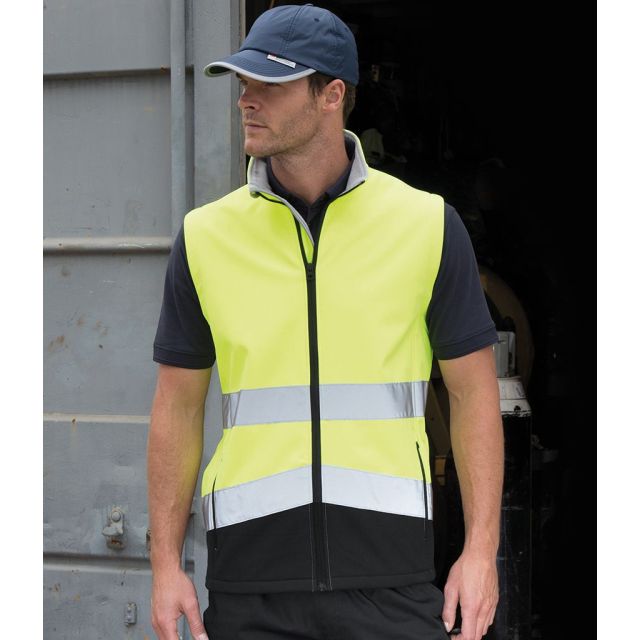 Result Safe-Guard Safety Softshell Gilet