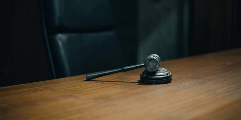 A gavel from a law court