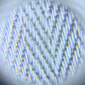 Magnified view of a Herringbone weave